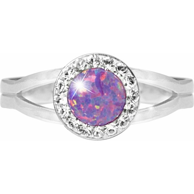 JSB Bijoux Opálek s křišťálovými kameny Swarovski Violet 92700040vio