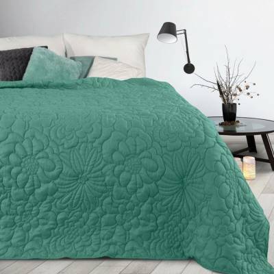 Design 91 PŘEHOZ NA POSTEL ALARA4 230X260 CM TYRKYSOVÝ
