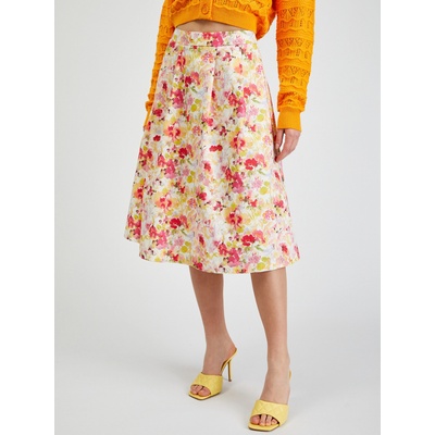Orsay Кремава дамска пола на цветя ORSAY Orsay | Byal | ЖЕНИ | XS