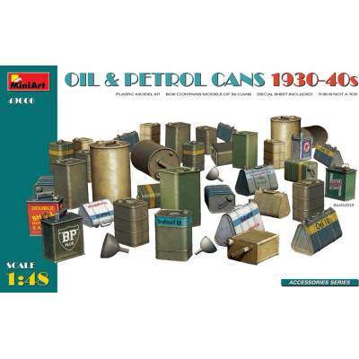 MiniArt Oil & Petrol Cans 1930 40s 1:48