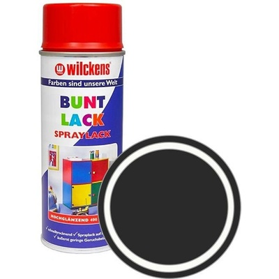 Wilckens syntetická farba vysoký lesk 400 ml čierna