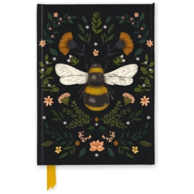 Flame Tree Publishing Jade Mosinski: Bee (Foiled Journal) | Flame Tree Publishing