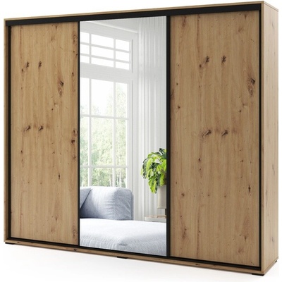 Sconto LAYS 9 215 x 250 cm dub catania/čierna