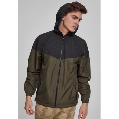 Urban Classics Мъжко спортно яке Urban Classics в черно и маслинаUB-TB2107-01338 - Черен, размер 3XL