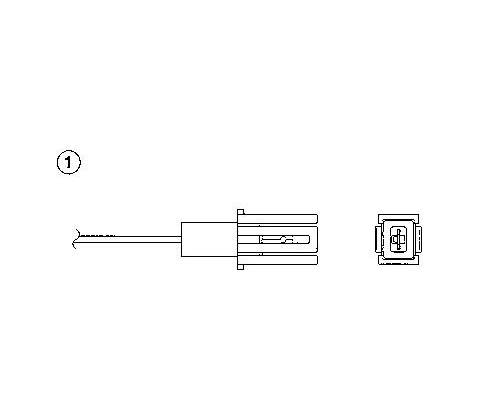 Lambda sonda NGK OZA25-F1