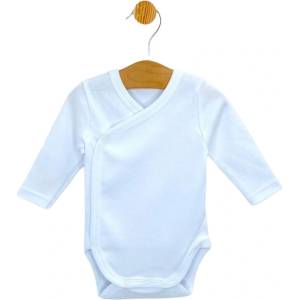 Rainy Бебешко боди със странично закопчаване Rainy - Blanc, синьо, 48 cm, 0 м (614450) - baby