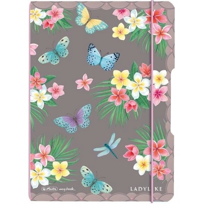 Herlitz Zošit my.book Flex Ladylike Motýľ A5 bodkovaný