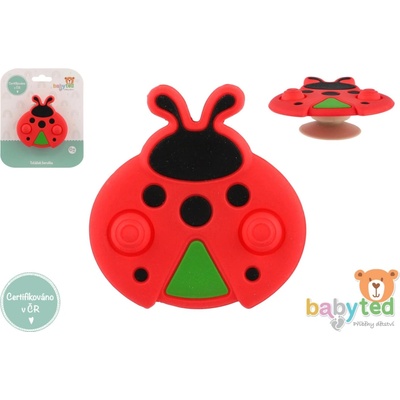 Teddies Točiak lienka babyted silikón/plast 8 x 8 cm