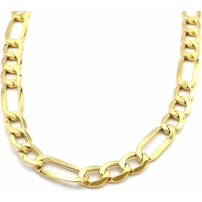 B&B Goldinvestic Zlatý řetízek figaro hrubý N5142-585/1000