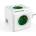 allocacoc PowerCube Original 4 Plug + 2 USB (1202GN)