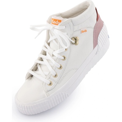 Keds Wms Demi Mid Trx Leather White