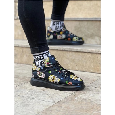 Wagon Wagoon Мъжки ежедневни обувки с връзки WG501 - Черни #367325 (367325_Черно)