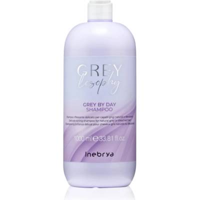 Inebrya Greylosophy Grey By Day Shampoo тониращ шампоан за сива коса 1000ml