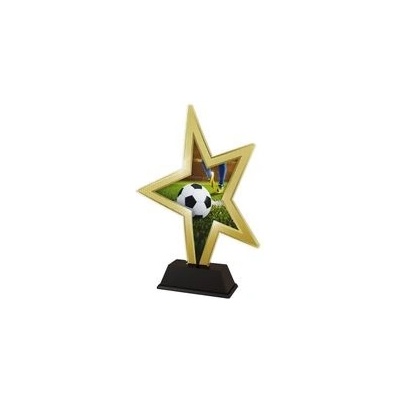 Poháry Bauer Akrylátová trofej STAR002M1 Fotbal