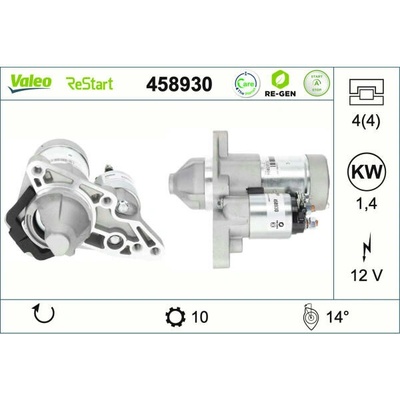 Startér VALEO 458930
