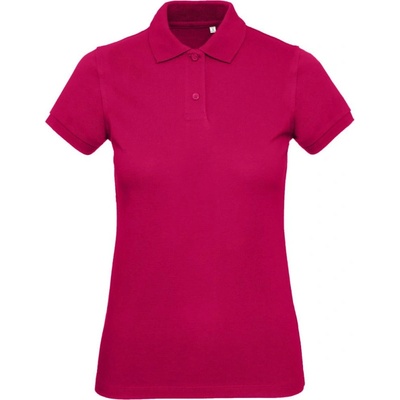 B&C Polokošile Inspire Polo piqué z bio bavlny dámské krátký rukáv COT 01044031100 Sorbet