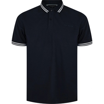 Ted Baker Блуза с яка Ted Baker Men's Striped Trim Short-Sleeve Polo Shirt - Navy