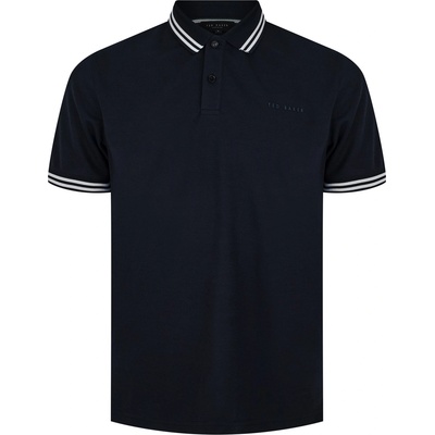 Ted Baker Блуза с яка Ted Baker Men's Striped Trim Short-Sleeve Polo Shirt - Navy