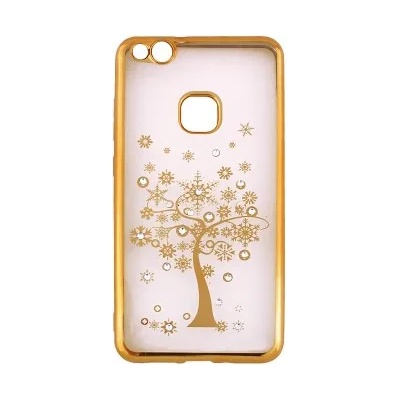 Huawei Силиконов калъф кейс за Huawei Y6 2017 / Y5 2017 Beeyo Diamond Tree Gold