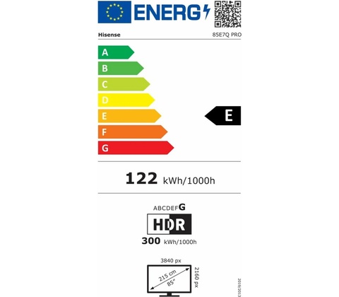Hisense 85E7Q PRO