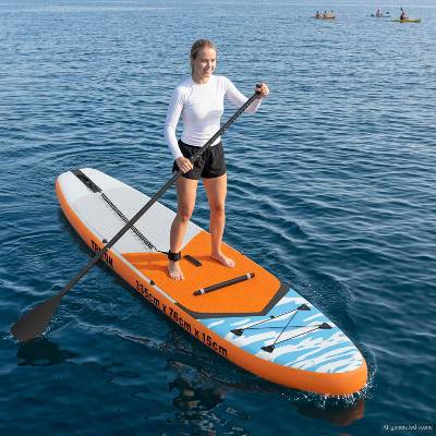vidaXL SUP дъска със седалка 2-в-1 TRITON 335 x 76 x 15 см Синьо за (42039131)