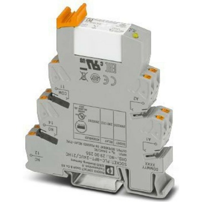 Phoenix Contact PLC-RPT- 24UC/21HC reléový modul, 24 V DC/AC, 10 A, 1 přepínací kontakt, 1 ks