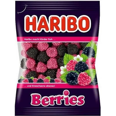 Haribo Berries želé s příchutí malina a ostružina 100 g