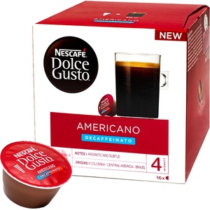 NESCAFÉ | Americano Без кофеин - 16 капсули за Dolce Gusto