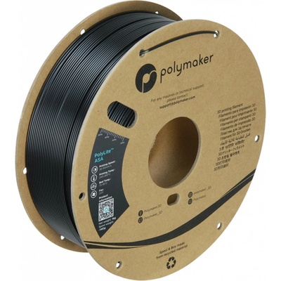 Polymarker ASA Polylite ČIERNA / 1,75mm / 1 kg