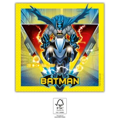 Procos Салфетки - Батман на мотоциклет 33 х 33 см