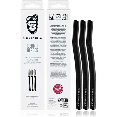 Slick Gorilla Jednorázové holicí čepelky Derma Blades 3 ks