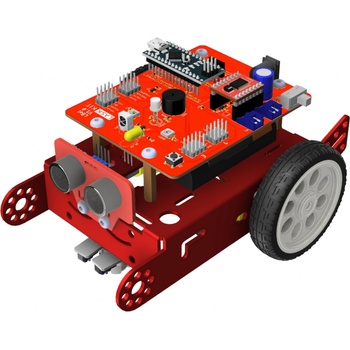 LaskaKit LBot robot Červený