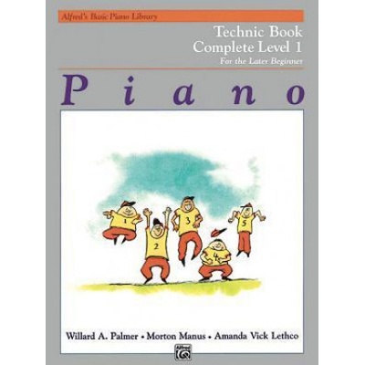Alfred's Basic Piano Course Technic Complete 1 1a/1b