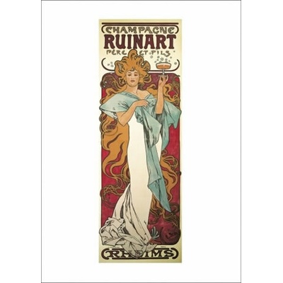 Pohľad Alfons Mucha – Champagne Ruinart pohľad, krátky
