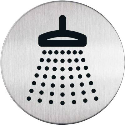 DURABLE Piktogram pro označení toalet "Sprcha", 83 mm – kód 493823