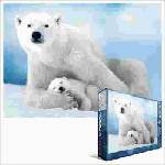 EUROGRAPHICS - Puzzle Polar bear and cub - 1 000 piese