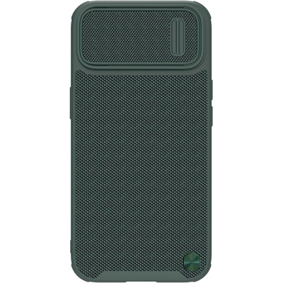 Nillkin Кейс с протектор за камера Nillkin Textured S за iPhone 14 Pro Max, тъмнозелен (6902048249646)