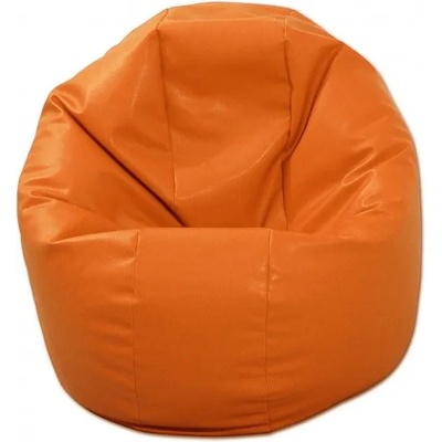 PUFRELAX Пуф, за деца, 210л. , Relaxo - Orange, Еко кожа, Пълнеж от Полистиролни перли, 8109 (PUF-G-R-ML-OR)