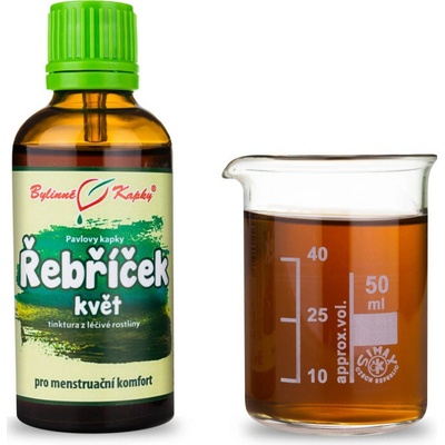 Rebríček obyčajný kvet kvapky tinktúra 50 ml