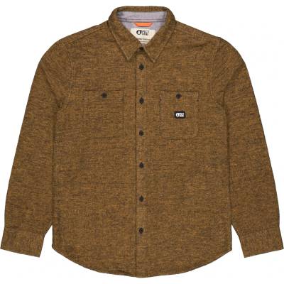 Picture Мъжка риза с копчета Picture Lewell Shirt - Bronze Brown (033-2780-0111)