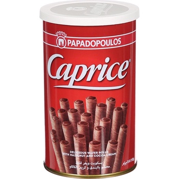 Papadopoulos Caprice Vídeňské oplatky s lískooříškovým a kakaovým krémem 115 g