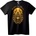 NOONEBRAND Тениска на Black Sabbath със златен череп - 2XL, White