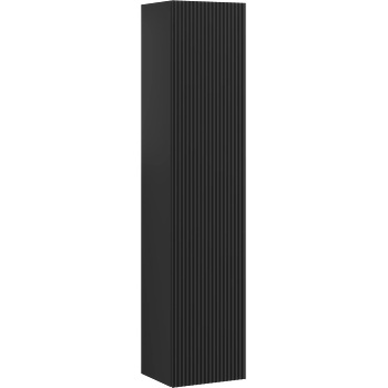 Mexen Rivel баня стълб 35 см, 1 врата, релефен, черен мат - 91A21-03016-1-BF71 (91A21-03016-1-BF71)