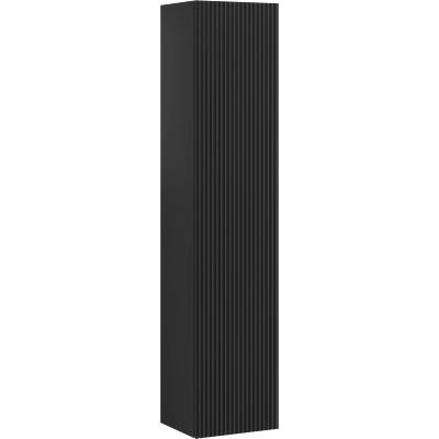 Mexen Rivel баня стълб 35 см, 1 врата, релефен, черен мат - 91A21-03016-1-BF71 (91A21-03016-1-BF71)