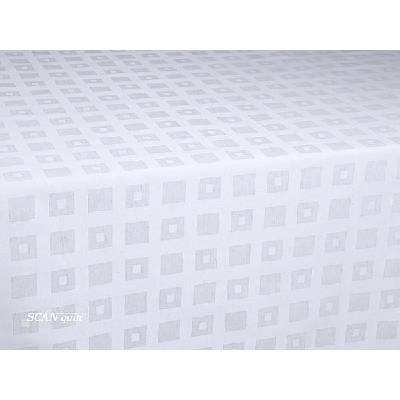 SCANquilt Obrus KAN 23976 biela 120x150cm