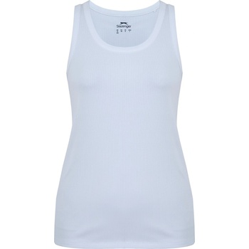 Slazenger Women's Slaz Ribbed Tank Vest - White