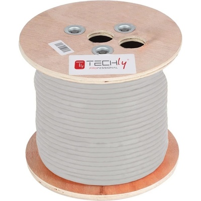 Techly ITP-C6A-FLS305 Cat6a S/FTP (S-STP), 305m, šedý