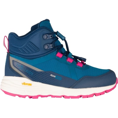 Trollkids Детски туристически обувки Trollkids Kid's Skarvan Hiker Mid XT Walking boots - Harbor Blue / Madeira Blue / Bright Pink - размер 31 (EU) (702-4131-0114)