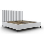 Mazzini Sofa Светлосиво тапицирано двойно легло с място за съхранение с включена подматрачна рамка 160x200 cm Casey - Mazzini Beds (MAZ_BF160_60_F1_CASEY1)