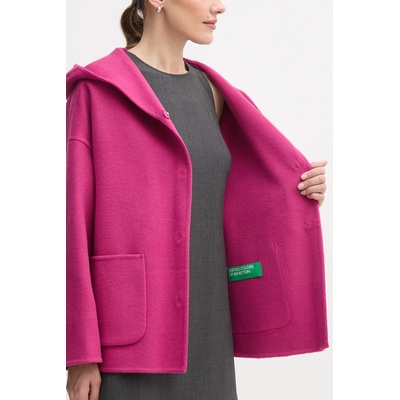 Benetton Палто с вълна United Colors of Benetton (28F7DN08M)